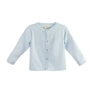 Petit Ami Ladder's Edge Cardigan Sweater | Blue