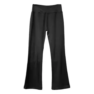 Suzette Collection Black Poly Flared Leggings | Girls