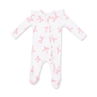 Angel Dear Pretty Bows | 2-Way Zipper Footie