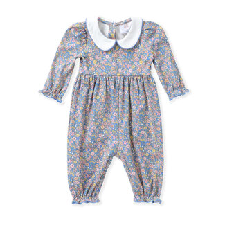 Swoon Kids Proper Romper | Blue Floral