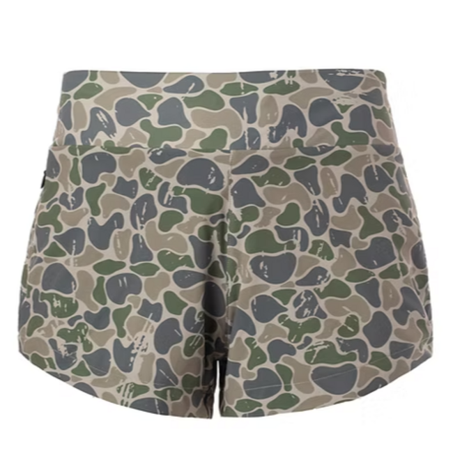 Fieldstone Girls Backwoods Camo Yoga Shorts