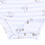 Angel Dear Airplane Stripe | Henley Bodysuit