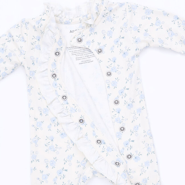 Angel Dear Rose Briar | Kimono Snap Ruffle Footie