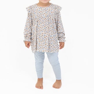 Angel Dear Hazel Floral | Ruffle Tunic with Legging
