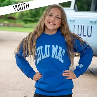 Lulu Mac Royal Light Blue Puff Sweatshirt