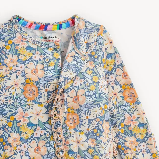 Magnetic Me Flora Modal Ruffle Footie