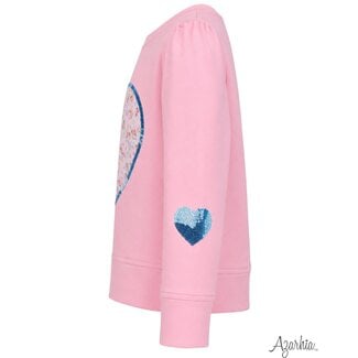 Azarhia Sequin Applique Stay Sweet Pink Holly