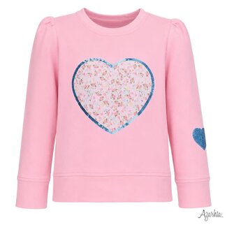 Azarhia Sequin Applique Stay Sweet Pink Holly