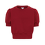 Pleat Collection Riley Sweatshirt | Red