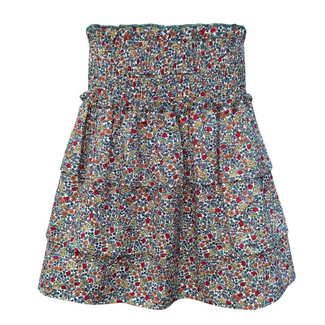 Pleat Collection Sally Skirt | Winter Wildflowers