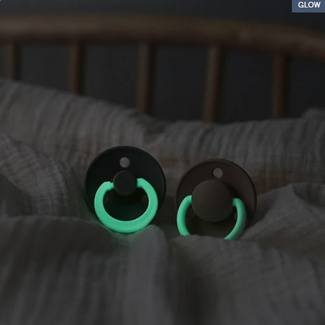 Bibs Pacifiers (2 Packs) | Round GLOW