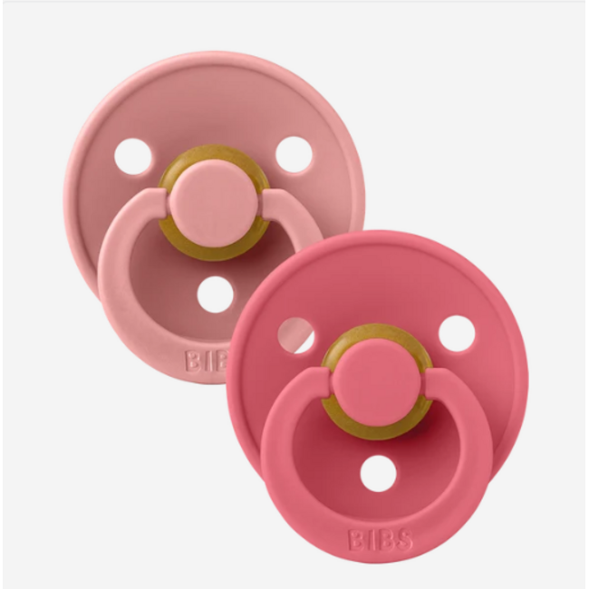 Bibs Pacifiers (2 Pack) | Symmertrical | Natural Rubber Latex