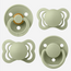 Bibs Try-It Collection  Paci Set 4 PACK | Sage