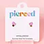 Pierced Co. Pink Balloons Earrings