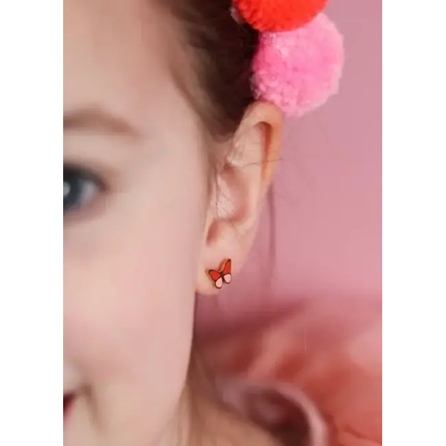 Pierced Co. Butterfly Colorblock Earrings