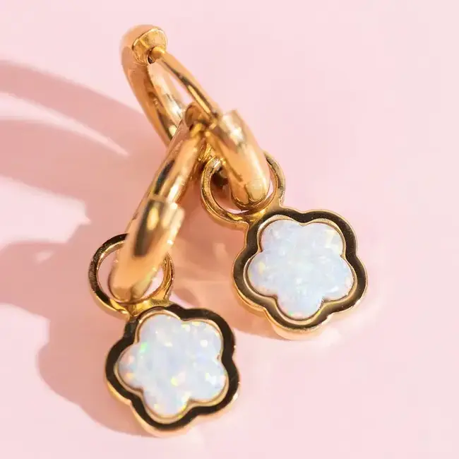 Pierced Co. Flower Opals Charm
