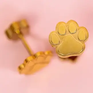 Pierced Co. Paw Print Earrings