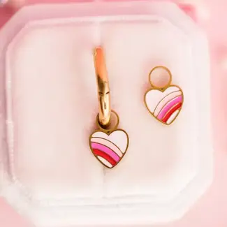 Pierced Co. Rainbow Heart Charms