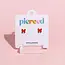 Pierced Co. Red Bow Earrings