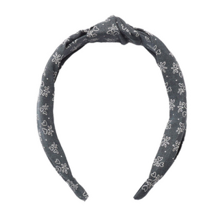 Rylee + Cru Knotted Headband Heart Ditsy