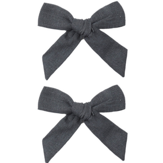 Rylee + Cru Bows, Set of 2 Midnight