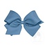 Wee Ones Grosgrain Smoke Blue Bow
