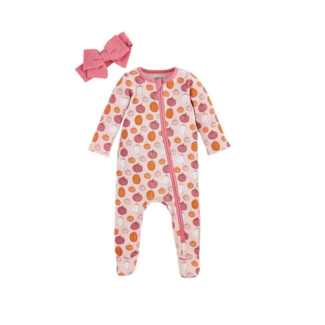 Mud Pie Pink Pumpkin Sleeper
