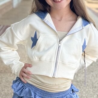 Sweet Soul Denim Star Hoodie