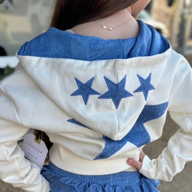Sweet Soul Denim Star Hoodie