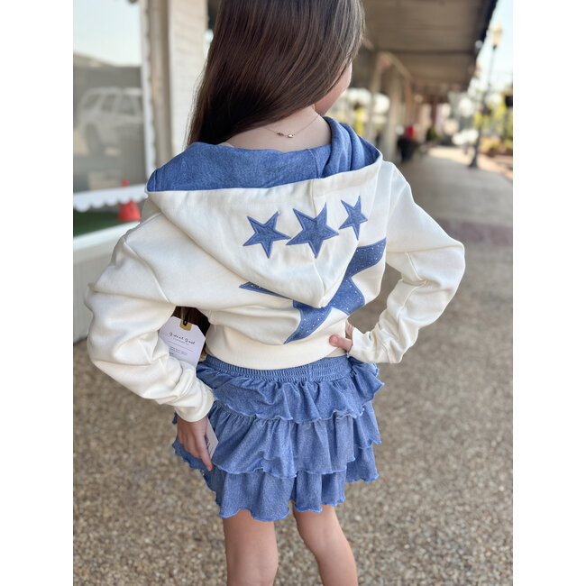 Sweet Soul Denim Star Hoodie