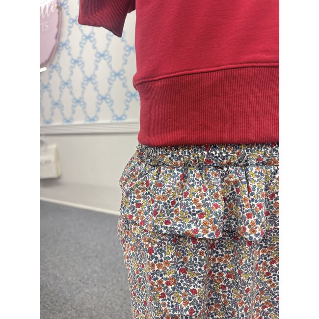 Pleat Collection Sally Skirt | Winter Wildflowers