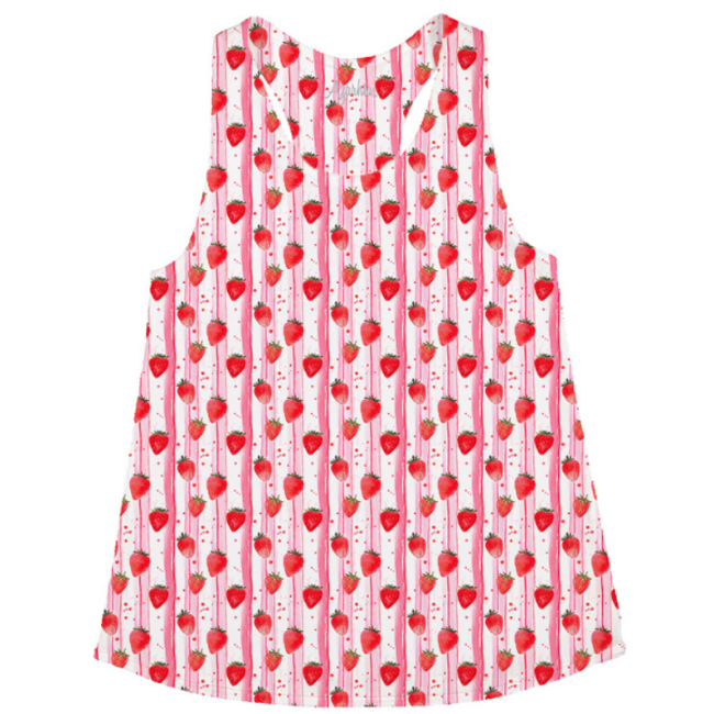Azarhia Watercolor Strawberries Tank