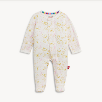 Magnetic Me Star Signs Pink Modal Footie