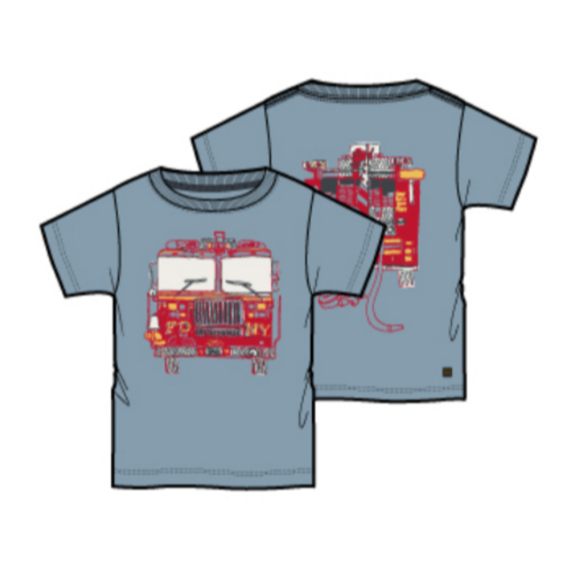 Tea Collection Fire Truck Tee | Cloud