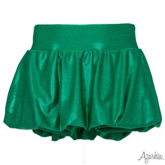 Azarhia Green Shimmer Bubble Skort