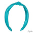 Azarhia Top Knot Headband | Turquoise Shimmer