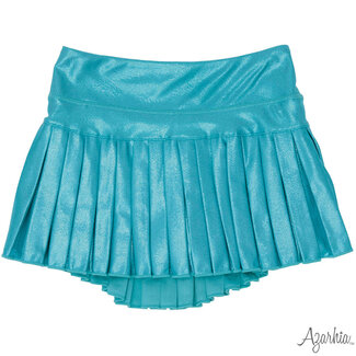 Azarhia Mini Pleated Skort | Turquoise Shimmer