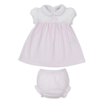Kissy Kissy Pink Pique Bunny Bash Dress Set