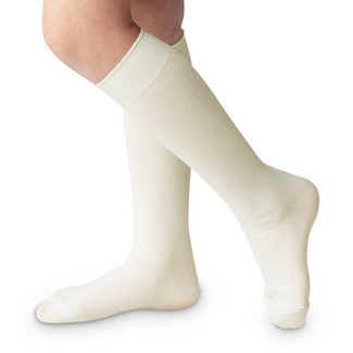 Jefferies Socks Classic Nylon Knee Highs | Pearl White