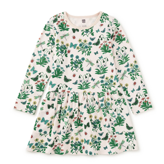 Tea Collection Long Sleeve Pocket Dress | Garden Expedition