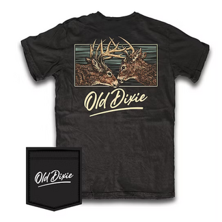 Fieldstone Black Old Dixie Fight Night Tee