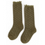 Little Stocking Co. Olive Dottie Knee Socks