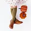 Little Stocking Co. Olive Dottie Knee Socks