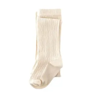 Little Stocking Co. Vanilla Cable Knit Tights
