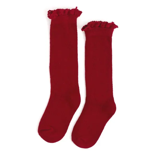 Little Stocking Co. Lace Top Knee Highs