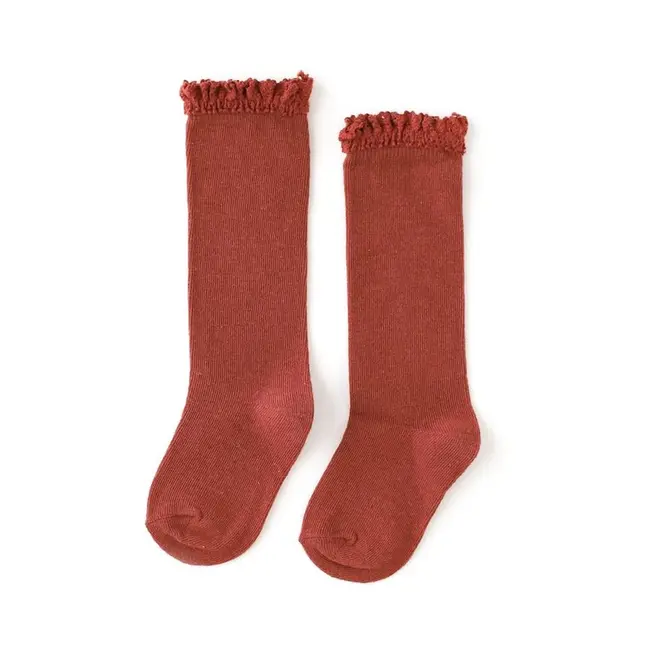 Little Stocking Co. Lace Top Knee Highs