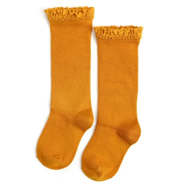 Little Stocking Co. Lace Top Knee Highs