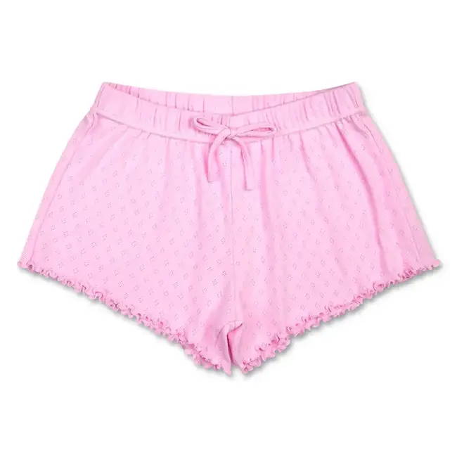 iScream Pink Pointelle Tank & Shorts Set