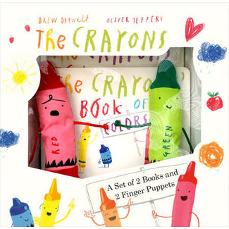 Penguin Random House The Crayons: A Set of Books and Finger Puppets