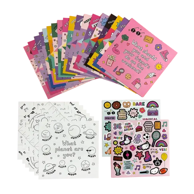Ooly DIY Fortune Tellers Activity Kit | 24 Designs